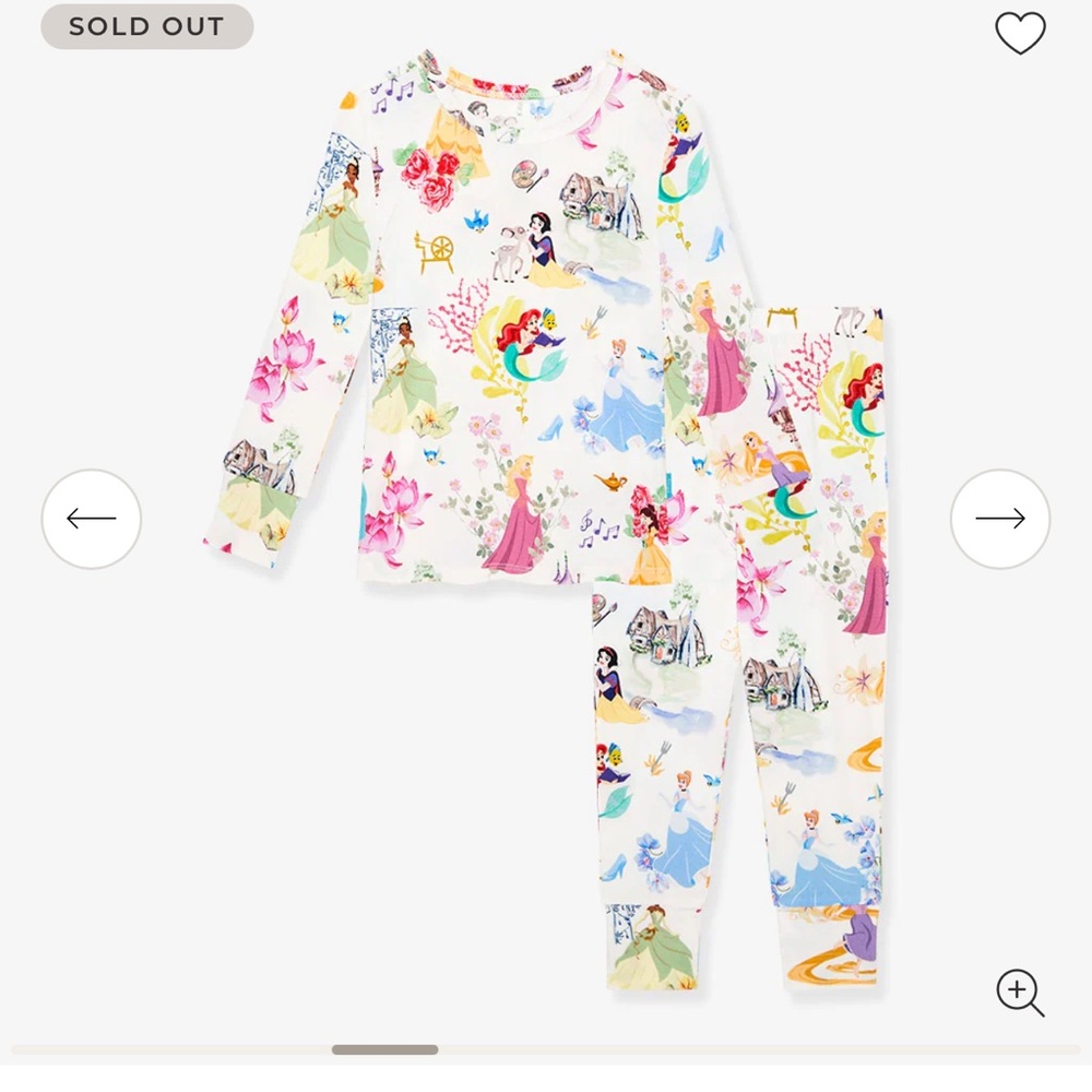 Posh Peanut Princess Ball Pajamas size 6-12 Months